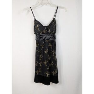 Vtg Taboo Y2K Babydoll Dark Romantic Fairy Mini Dress Whimsigoth Size Small A137